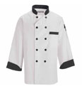 Black Trim Chef Coat